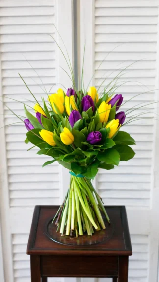 floraison_mpouketo_toulipes_kitrino_kai_mov_a